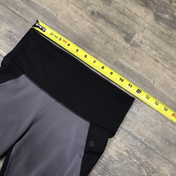 Athleta Sculptek Stealth TruCool Women's Size XS Leggings Color Block Perforated - Picture 7 of 10